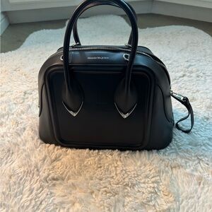 Alexander McQueen Black Satchel Bag